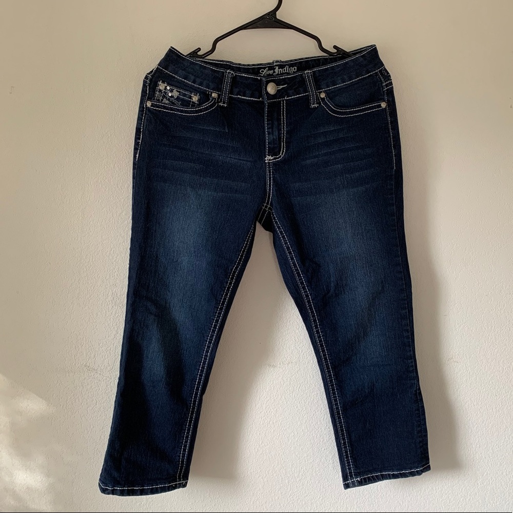 Love Indigo Capris